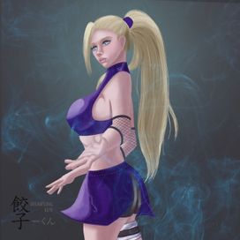 Фанарт Ино в стиле гейм