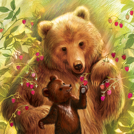 В малиннике 