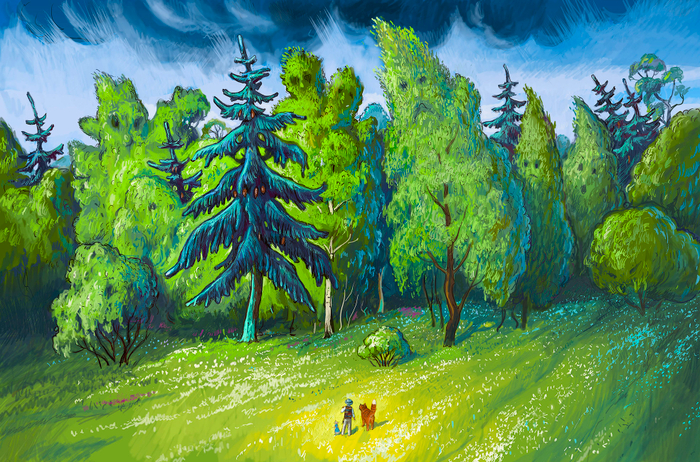 Заколдованный лес.