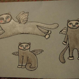 Новогодние коты