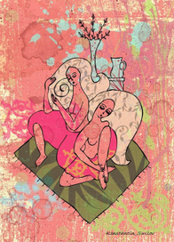 После купания