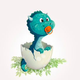 Дракончик-младенец