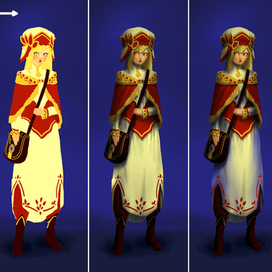 Деревенская девушка - процесс