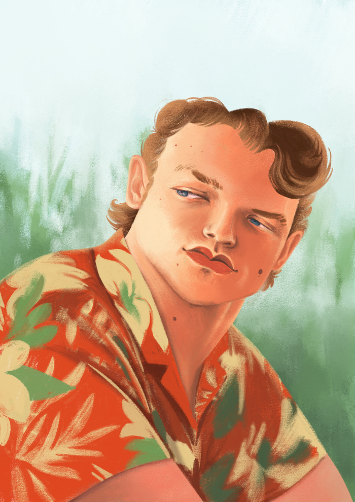 Портрет хокеиста 