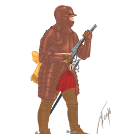 КИРАСИР ВРЕМЁН ГРАЖДАНСКОЙ ВОЙНЫ В АНГЛИИ