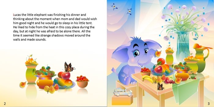 Иллюстрации разворота детской книжки