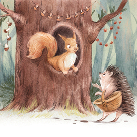 Иллюстрация для книги из серии "Полезные сказки"