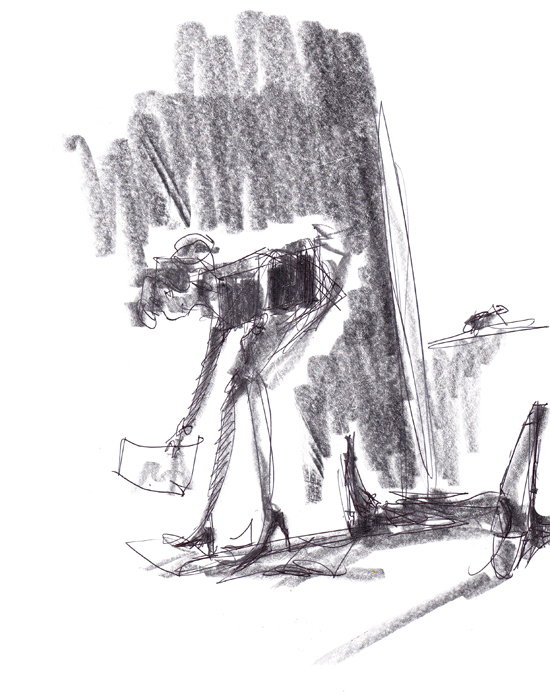 и каблучков печальный стук, и твой прощальный правый хук...