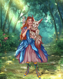 Разработка персонажей.Фея и питомец 