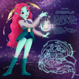 Бренд персонаж. Инопланетянка Элли