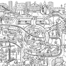 Город с машинками