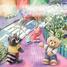 Полоски на дороге