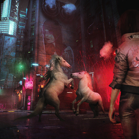 Киберпанк кони