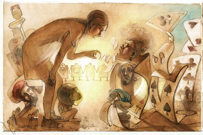 Алиса дает показания