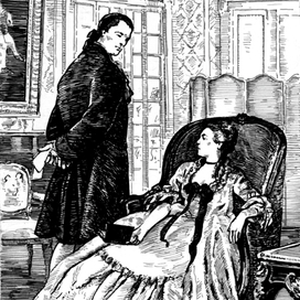 "Семейная драма"(тяжелый разговор).