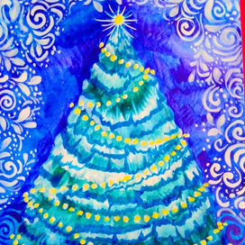 Открытка. Новогодняя сказка