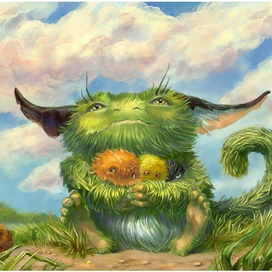 Тролль в приступе нежности