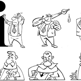 персонажи-эскиз