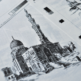 “Личные записки капитана Ричарда Ф. Бертона о паломничестве в Медину и Мекку”, полосная иллюстрация.