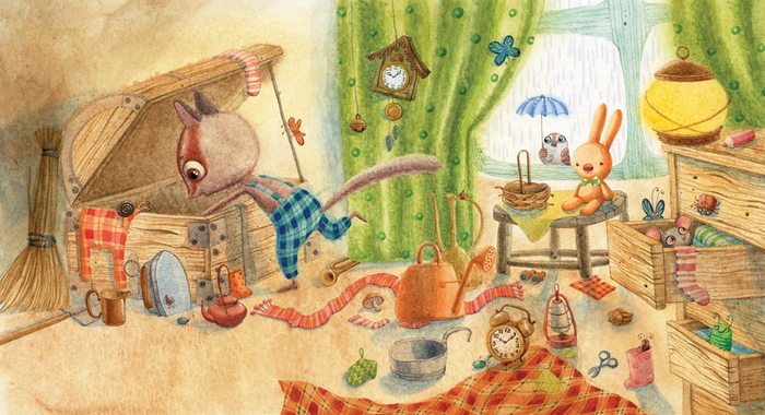 где же зонтик?