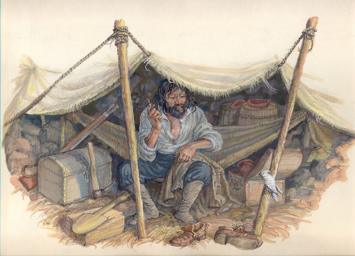 Робинзон Крузо. Гость.