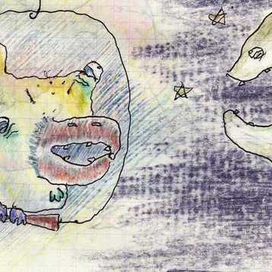 Попугай и месяц))