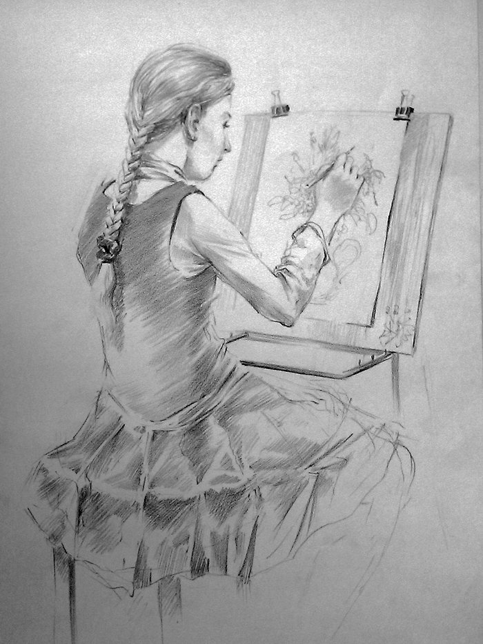 старается..