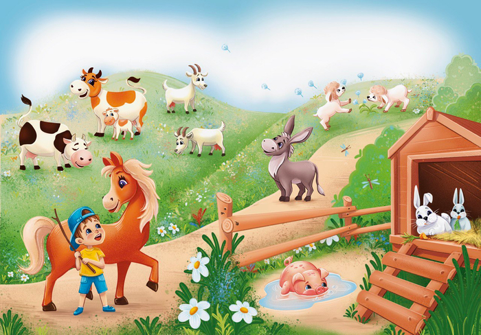 Иллюстрация для детской книжки-картонки для издательства 