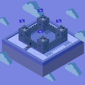 Изометрия. Замок