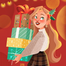 Новогодняя открытка