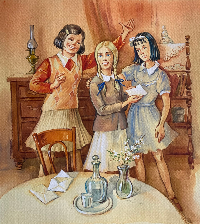 Три девочки. История одной квартиры. Конец блокады