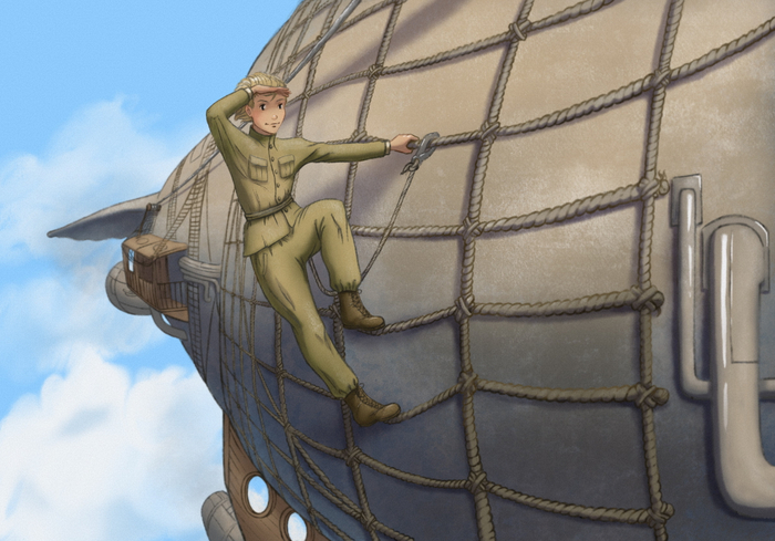 Иллюстрация к серии книг "Левиафан"