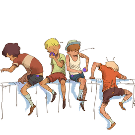 Сливы яркие