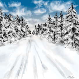 Зимний пейзаж