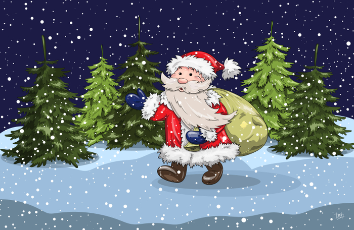 Снежный Дед Мороз