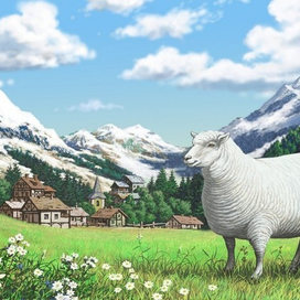 "BIO-WHAIT"  Альпийская идиллия