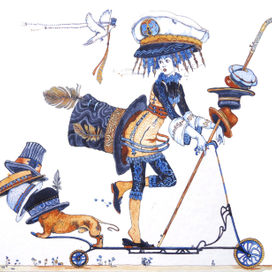 Головные уборы,из серии сбежавшие предметы