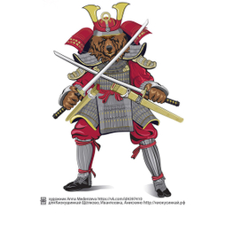 медведь-самурай