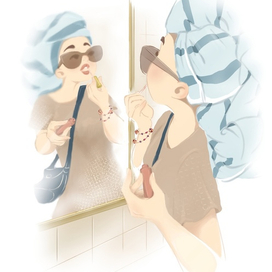 Скромная женщина - красивая, но скометикой краше! 