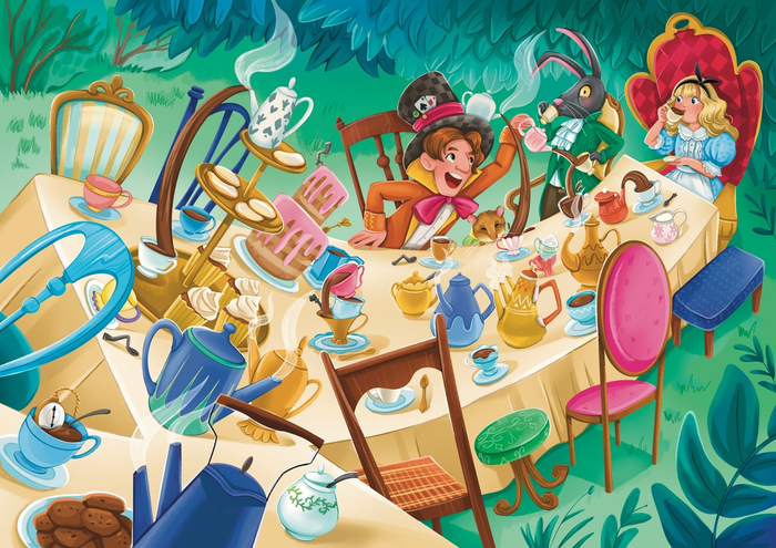 Детская книжная иллюстрация «Алиса в стране чудес»