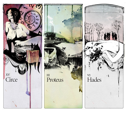 Шмуцтитулы к роману Джеймса Джойса "Улисс"