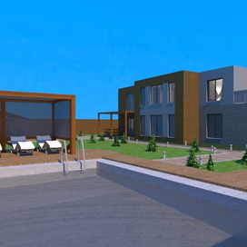 Загородный 2х этажный дом