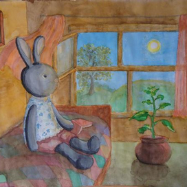 кролик Хлок в раздумье 