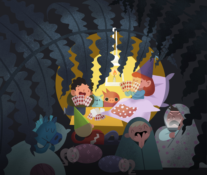 Ночь в лесу