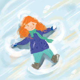 Зимний ангелок 