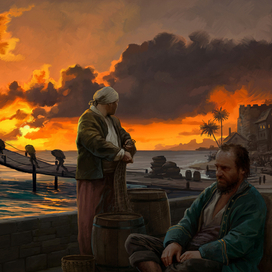 Приморский город