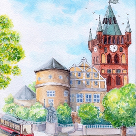 У замка Кёнигсберг