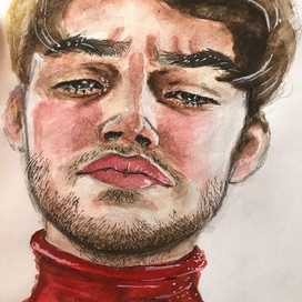 Мужчина с щетиной 