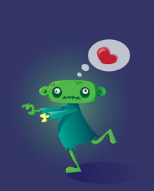 Влюбленная зомби-девочка