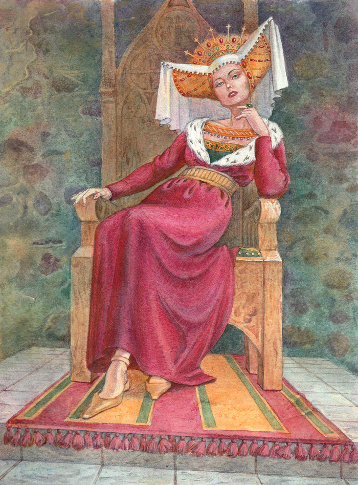 Иллюстрация для издательства "Алтей-Бук" к роману Марка Твена "Янки из Коннектикута при дворе короля Артура". 